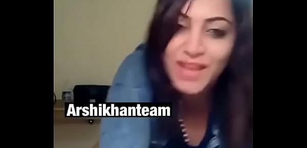  Arshi Khan Having Clothed Sex With Her Friend!!   Shocking Video  